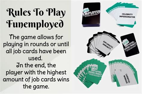 Funemployed! Hilarious Card Game for Imaginative Job Seekers