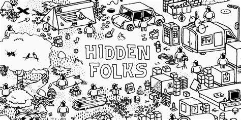 Hidden Folks! A Delightfully Detailed Hide-and-Seek Adventure Through Handcrafted Worlds!